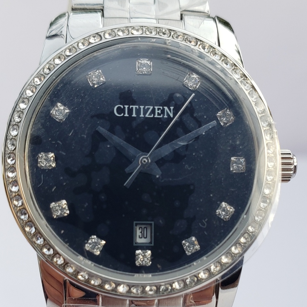 Citizen women's Stainless steel Crystal accents